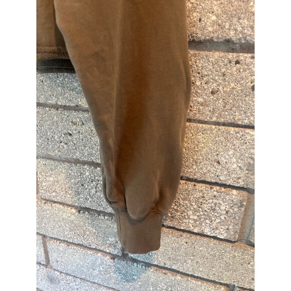 Fred Segal Wrangler XS Cropped Brown Sweatshirt W/ Yellow Heart & Back Love Drea - Picture 8 of 8